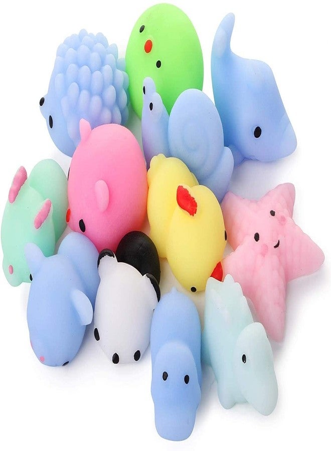 ANAB GI 12 Pcs Mochi Squishy Toys Kawaii Squishies Animals Panda Cat Paw Cute Mini Soft Squeeze Stress Reliever Balls Toys Birthday Party Bag Gifts Favours for Kids Adult - Image 1